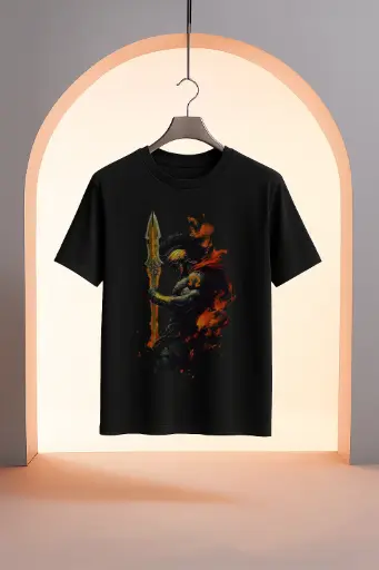 Warrior Printed T-shirt